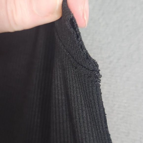 LNA Easy Rib Tee Dress Black Size 1X PL-SS2021 - Picture 4 of 15